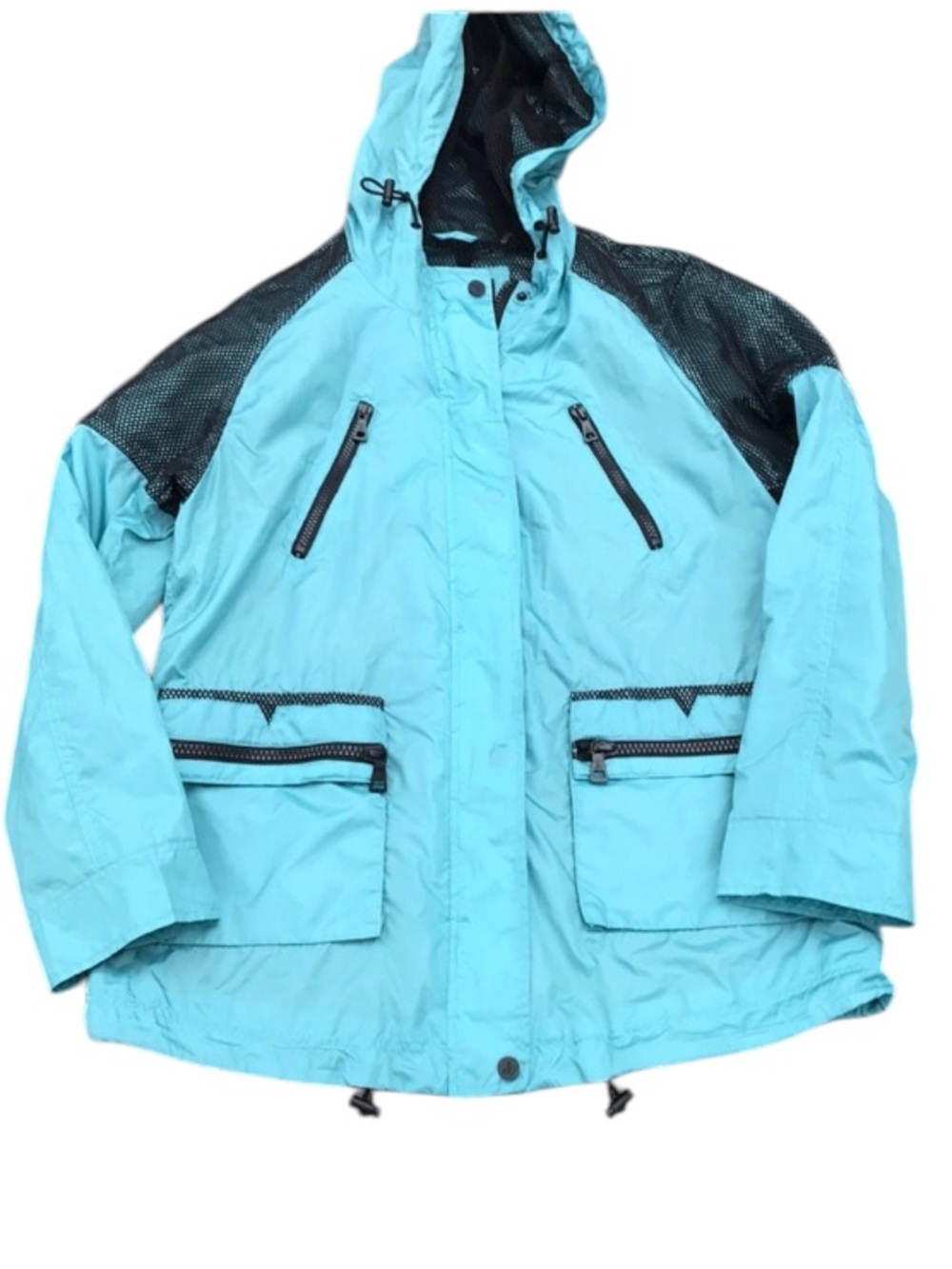 🔻NWOT Sam Edelman Mar Mesh Trim Rain Jacket Size Medium